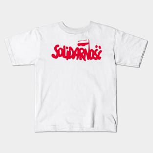 Solidarity - Polish Trade Union and Movement of the 1980s Kids T-Shirt